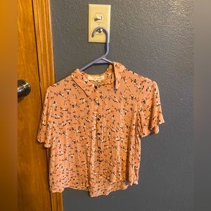 Medium button up top